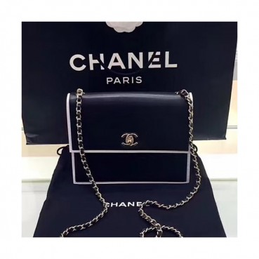 [매장판]Chanel Leather Mini Chain Cross Bag ,19CM - 샤넬 레더 미니 체인 크로스백,CHAB0517,19CM,블랙