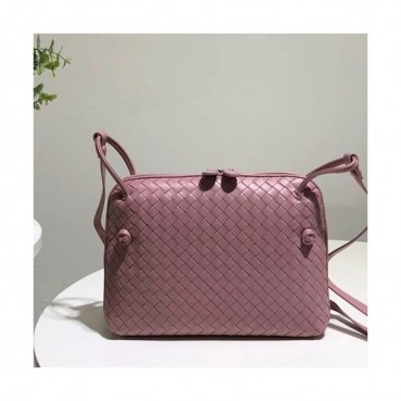 Bottega Veneta Leather Pink Women Cross Bag,24cm - 보테가 베네타 레더 핑크 여성용 크로스백 4849