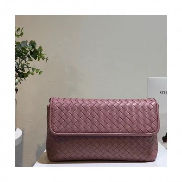 Bottega Veneta Leather Dark Pink Women Chain Cross Bag,25cm - 보테가 베네타 레더 다크핑크 여성용 체인 크로스백 1516