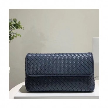 Bottega Veneta Leather Blue Women Chain Cross Bag,25cm - 보테가 베네타 레더 블루 여성용 체인 크로스백 1516