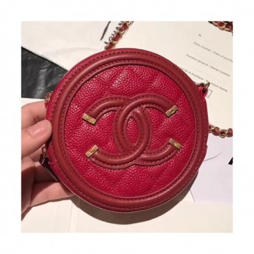 Chanel Women Mini Cross Bag,12CM - 샤넬 여성용 미니 크로스백 CHAB0195,12CM, 레드