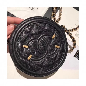 Chanel Women Mini Cross Bag,12CM - 샤넬 여성용 미니 크로스백 CHAB0194,12CM, 블랙