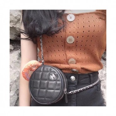 Chanel Women Mini Cross Bag - 샤넬 여성용 미니 크로스백 CHAB0177, 2색(블랙(금장),블랙(은장))