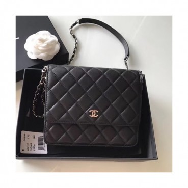 Chanel WOC Chain Cross Bag,17CM - 샤넬 WOC 체인 크로스백,CHAB0151,17CM,블랙