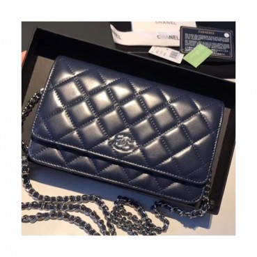 Chanel WOC Chain Cross Bag,19CM - 샤넬 WOC 체인 크로스백,CHAB0087,19CM,블루