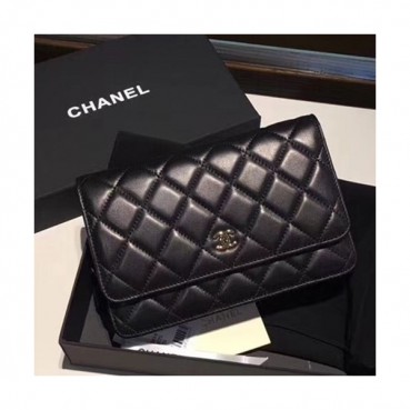 Chanel WOC Chain Cross Bag,19CM - 샤넬 WOC 체인 크로스백,CHAB0083,19CM,블랙