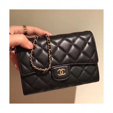 Chanel WOC Chain Cross Bag,15CM - 샤넬 WOC 체인 크로스백,CHAB0065,15CM,블랙