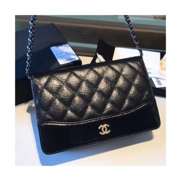 Chanel WOC Chain Cross Bag ,19CM - 샤넬 WOC 체인 크로스백,CHAB0006,19CM,블랙