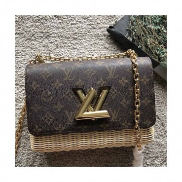 Louis Vuitton Monogram Chain Shoulder Cross Bag,19/23cm - 루이비통 모노그램 체인 숄더 크로스백,M62555,LOUB0163,19/23cm,브라운