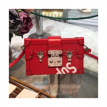 Louis Vuitton x supreme collabo cross bag,18cm - 루이비통+슈프림 여성용 크로스백, M94219,LOUB0021,18cm,2색(블랙,레드)