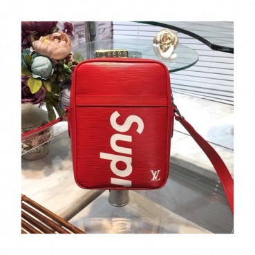 Louis Vuitton x supreme collabo cross bag,24cm - 루이비통+슈프림 남여공용 크로스백 M53417,LOUB0020,24cm,2색(블랙,레드)