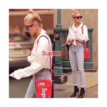 Louis Vuitton x supreme collabo cross bag,12cm - 루이비통+슈프림 남여공용 크로스백 M53434,LOUB0019,12cm,2색(블랙,레드)