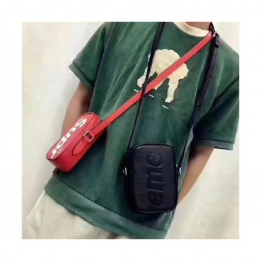 Louis Vuitton x supreme collabo cross bag,24cm - 루이비통+슈프림 남여공용 크로스백 M53417,LOUB0018,24cm,2색(블랙,레드)
