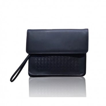[보태가 베네타] 인터레치아토 가죽 다크블루 남성용 크로스백 bv0015b - Bottega Veneta Intrecciato Dark Blue Mens Cross Back