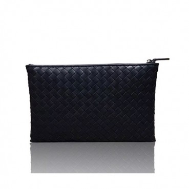 [보태가 베네타] 베네타] 인터레치아토 가죽 블랙 남성용 크로스백 bv0012b - Bottega Veneta Intrecciato Black Mens Clutch Bag