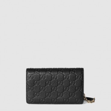 구찌 여성 GG 엠블럼 슈퍼 미니 숄더백 - Gucci Womens GG Emblem Super Mini Bag 