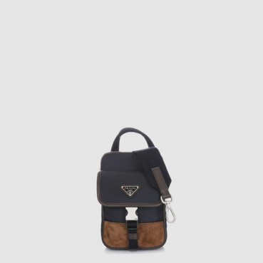 프라다 남성 가죽 스마트폰 케이스 2ZH194 - Prada Mens Leather Smartphone Case 