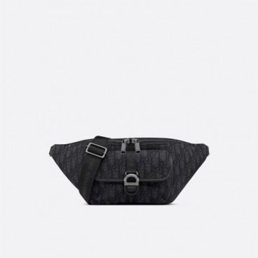 디올 남성 오블리크 벨트백 - Dior Mens Oblique Fanny Bag 