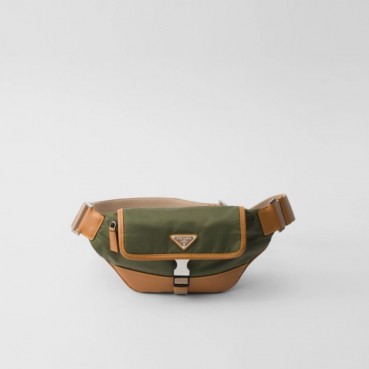 프라다 남성 카키 슬링백 2VH176 - Prada Mens Khaki Fanny Bag 
