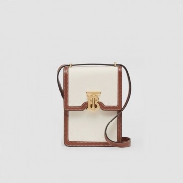 버버리 남/녀 베이지 폰 케이스 - Burberry Unisex Phone Bag 