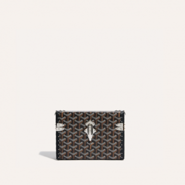 고야드 남/녀 블랙 카세트 트렁크 백 - Goyard Unisex Cassette Trunk Bag 