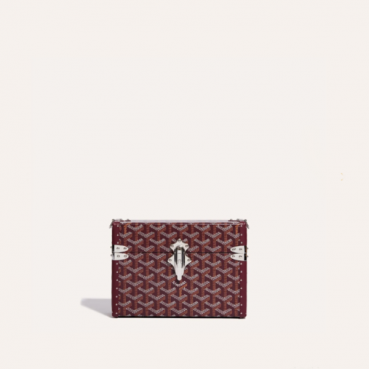 고야드 남/녀 버건디 카세트 트렁크 백 - Goyard Unisex Cassette Trunk Bag 