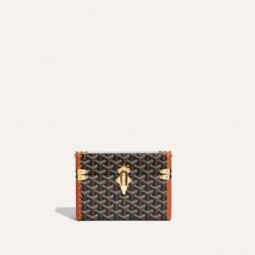 고야드 남/녀 블랙 탄 카세트 트렁크 백 - Goyard Unisex Cassette Trunk Bag 
