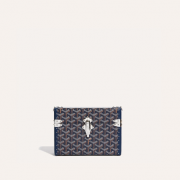고야드 남/녀 네이비 카세트 트렁크 백 - Goyard Unisex Cassette Trunk Bag 