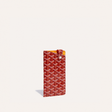 고야드 남/녀 레드 몽마르트 안경 케이스 - Goyard Unisex Montmartre Glasses Case 