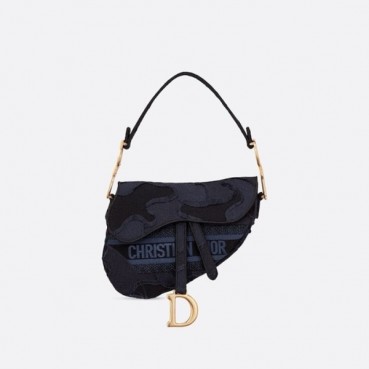 디올 여성 네이비 새들백 - Dior Womens Navy Saddle Bag 