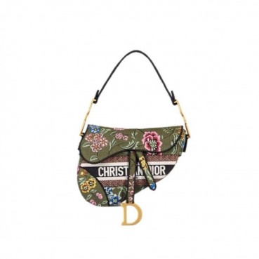 디올 여성 그린 새들백 - Dior Womens Green Saddle Bag 