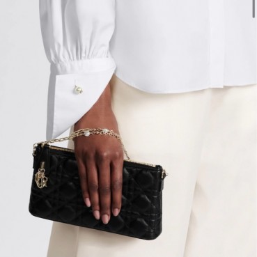 디올 여성 블랙 미스 백 - Dior Womens Black Miss Bag 