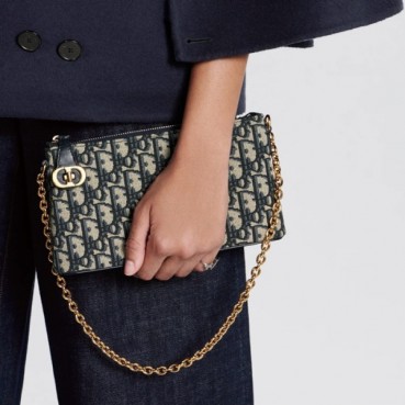 디올 여성 네이비 미스 백 - Dior Womens Navy Miss Bag 