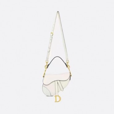 디올 여성 화이트 새들백 - Dior Womens White Saddle Bag 