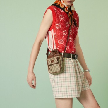 구찌 남/녀 브라운 오피디아 카메라백 - Gucci Unisex Brown Camera Bag 