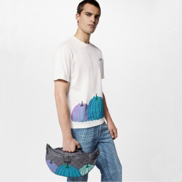 루이비통 남성 블랙 힙색 - Louis vuitton Mens Black Hip Sack 