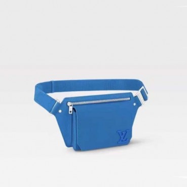 루이비통 남성 블루 힙색 - Louis vuitton Mens Blue Hip Sack 
