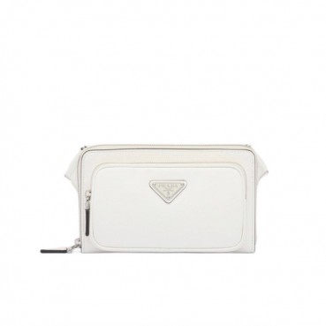 프라다 남성 화이트 벨트백 - Prada Mens White Belt Bag 