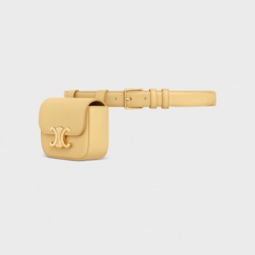 셀린느 여성 옐로우 힙색 - Celine Womens Yellow Hip Sack 