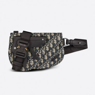 디올 남성 네이비 새들백 - Dior Mens Navy Saddle Bag 