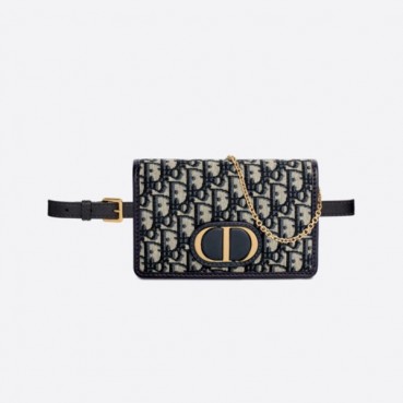 디올 여성 오블리크 네이비 힙색 - Dior Womens Navy Hip Sack 