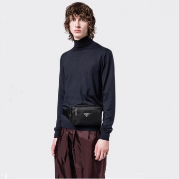 프라다 남성 블랙 힙색 - Prada Mens Black Hip