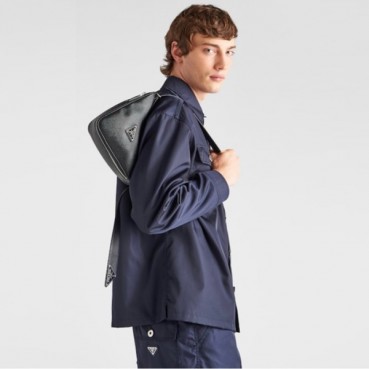 프라다 남성 블랙 슬링백 - Prada Mens Black Fanny Bag 
