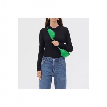보테가베네타 여성 그린 새들백 - Bottaga Veneta Womens Green Saddle Bag 
