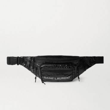 입생로랑 남성 블랙 힙색 - Saint Laurent Mens Black Hip