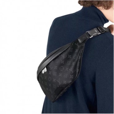 루이비통 남성 블랙 힙색 - Louis vuitton Mens Black Hip Sack 