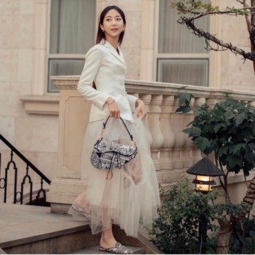 디올 여성 클래식 블루 새들백 - Dior Womens Blue Saddle Bag 