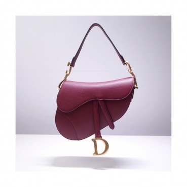 디올  여성 클래식 새들백 Size(19.5cm/25.5cm) 레드 - Dior   Women's Classic Saddle Bag Dio01637x Red