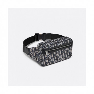 디올 오블리크 남성 힙색 Size(24cm) 네이비 - Dior  Oblique Mens Hip Sack Dio01623x Navy