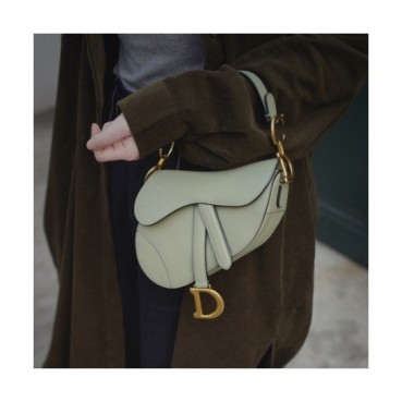 디올  여성 클래식 새들백 Size(19.5cm/25.5cm) 민트 - Dior   Women's Classic Saddle Bag Dio01620x Mint